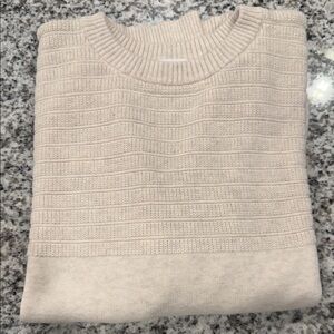 Cat & Jack Kids Beige Ribbed Sweater